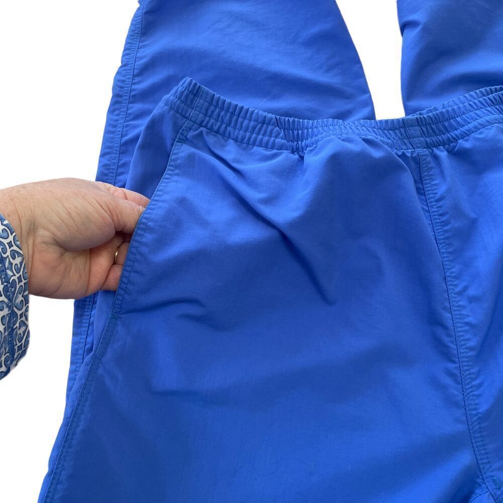 Patagonia Blue Lightweight Drawstring/Elastic Waist Nylon Pants - Medium - Picture 6 of 13